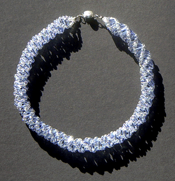 Spiralkette Blau